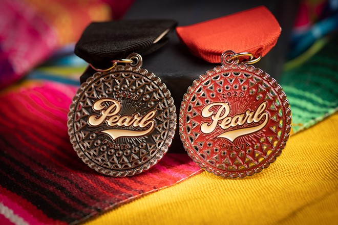 The Pearl debuted its 2023 Fiesta medals Tuesday. - Courtesy Pearl