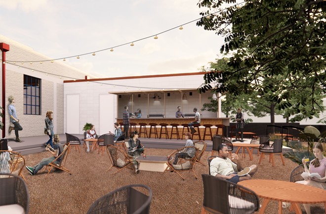 Idle Beer Hall will offer natural light and casual seating areas. - Courtesy Photo / Studio 8