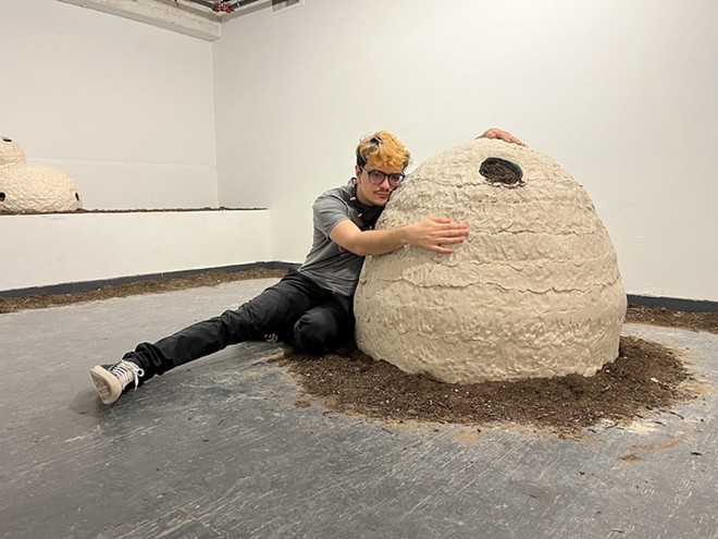 After the exhibition "I Remember," Foerster destroyed all the work that remained and upcycled the clay for future projects. - Courtesy Photo / Michael Guerra Foerster