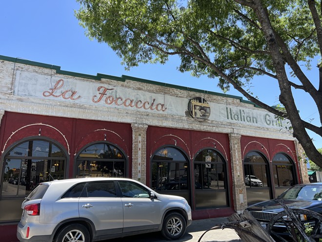 La Focaccia Italian Grill is located at the intersection of South Presa and South Alamo streets. - Nina Rangel