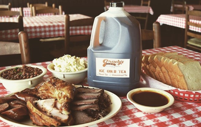 Grady’s was known for its smoked meats, fried catfish and homestyle sides. - Instagram / gradysbbq