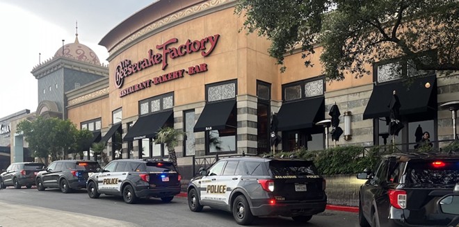 Police swarmed the North Star Mall on Sunday afternoon after receiving reports of shots fired inside. - Brandon Rodriguez