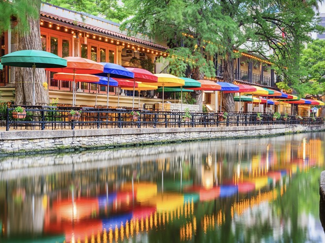 The River Walk first opened to the public in 1941, and is among the most visited tourist attractions in Texas. - Shutterstock / Sean Pavone