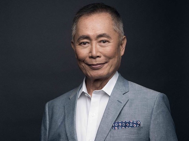 Takei is best known for his potrayal of Hikaru Sulu, the helmsman of the USS Enterprise in the original Star Trek series. - Courtesy Photo / Tobin Center for the Performing Arts