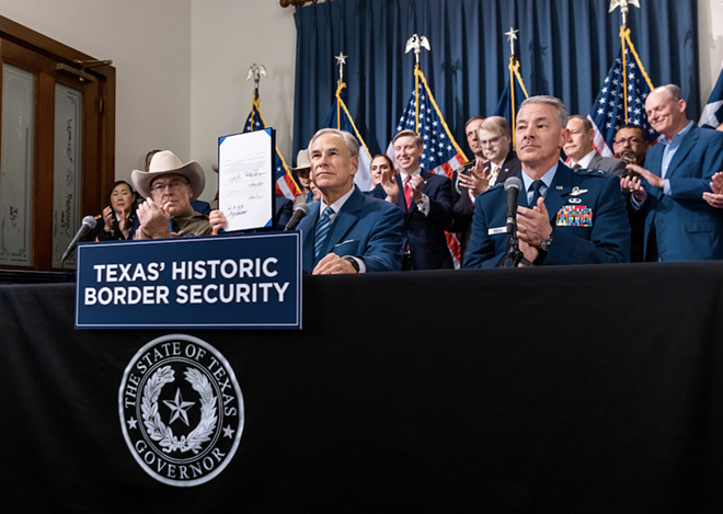 Gov. Greg Abbott last month signed a package or border security laws adopted by the Texas Legislature. - Courtesy Photo / Office of the Governor