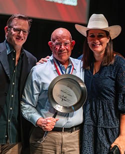 TRA chairman Jonathon Horowitz (L), Cappy Lawton and TRA President and CEO Emily Williams Knight. - Courtesy Photo / Texas Restaurant Association