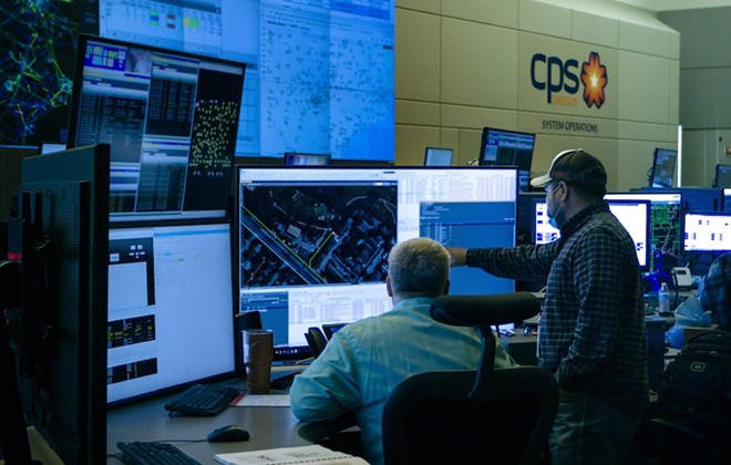 CPS employees monitor conditions at the utility's control center. - Courtesy Photo / CPS Energy