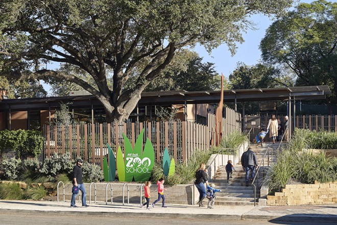The Will Smith Zoo School opened in 2018 and was designed by San Antonio-based Lake Flato Architects. - Courtesy of San Antonio Zoo