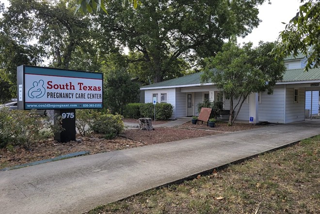 The South Texas Pregnancy Care Center in Seguin, one of the many anti-abortion organizations that is teaching sexual education in dozens of school districts across the state. - The Hechinger Report / Sarah Butrymowicz