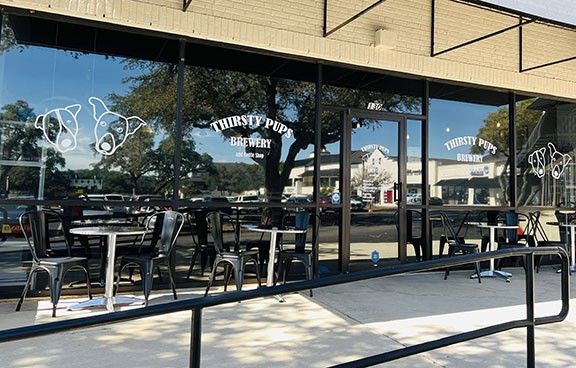 Thirsty Pups Brewery & Bottle Shop is now open in San Antonio's Castle Hills neighborhood. - Nina Rangel