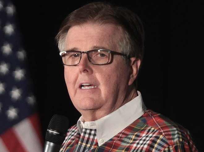 Lt. Gov. Dan Patrick: Would you trust a man who actually picked out and paid for that shirt? - Wikimedia Commons / Gage Skidmore