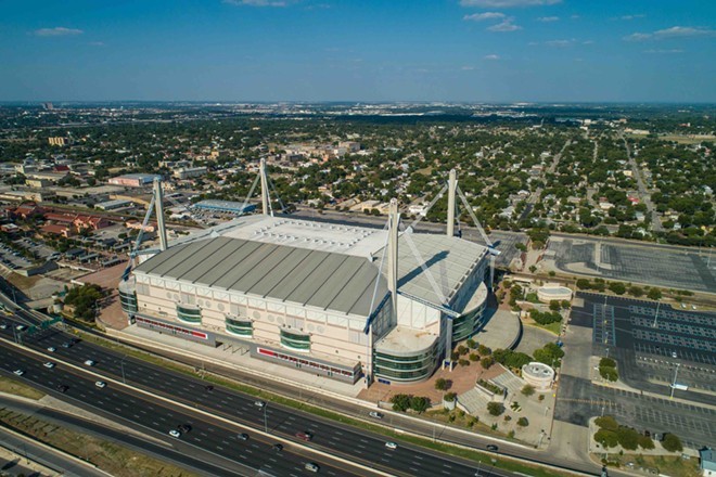 With professional sports stadiums having an average lifespan of 20-30 years, the Alamodome might be nearing its expiration date. - Shutterstock / Felix Mizioznikov