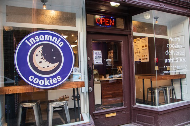 The Philadelphia-based sweet spot is known for its late-night cookie offerings. - Shutterstock / Alan Budman
