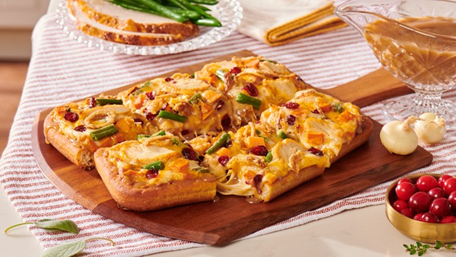 DiGiorno's new Thanksgiving pizza features turkey, gravy and other holiday flavors. - Courtesy Photo / DiGiorno