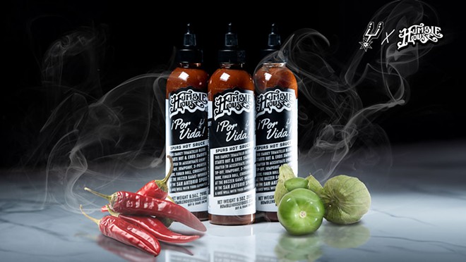 The hot sauce features a mild heat and smooth finish. - Courtesy Photo / San Antonio Spurs