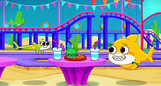 Baby Shark and Lannie have lunch in Baby Shark’s Big Movie! - Paramount+