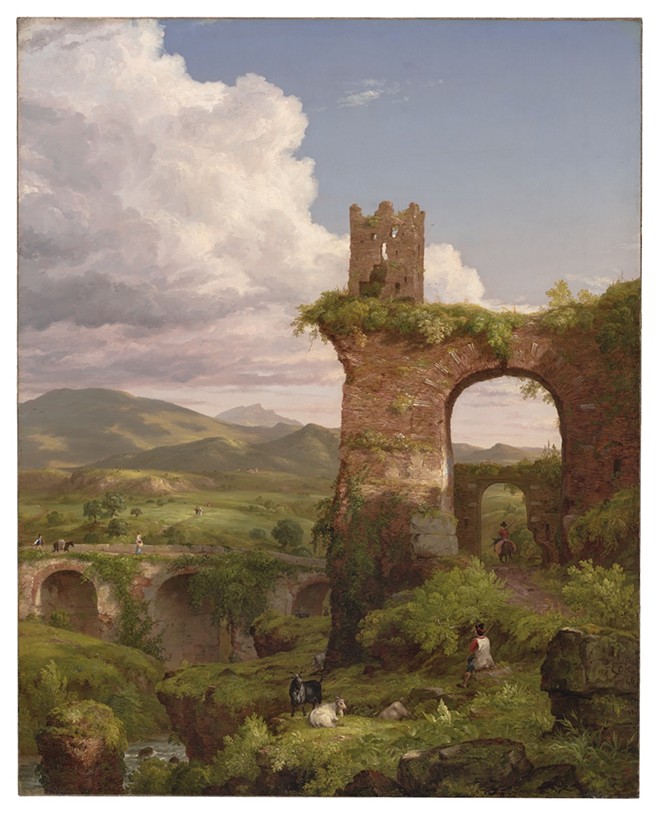 The Arch of Nero by Thomas Cole serves as both landscape art and a political statement. - Courtesy Image / San Antonio Museum of Art