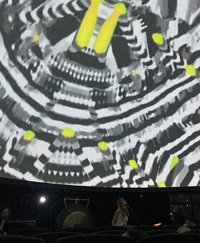 Members of Dallas Acid were as enraptured by the projections as the rest of us.