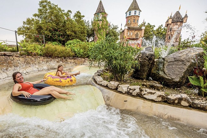 The 70-acre water park and resort boasts 51 attractions situated along the Comal River in the Texas Hill Country. - Instagram / bahnnewbraunfels