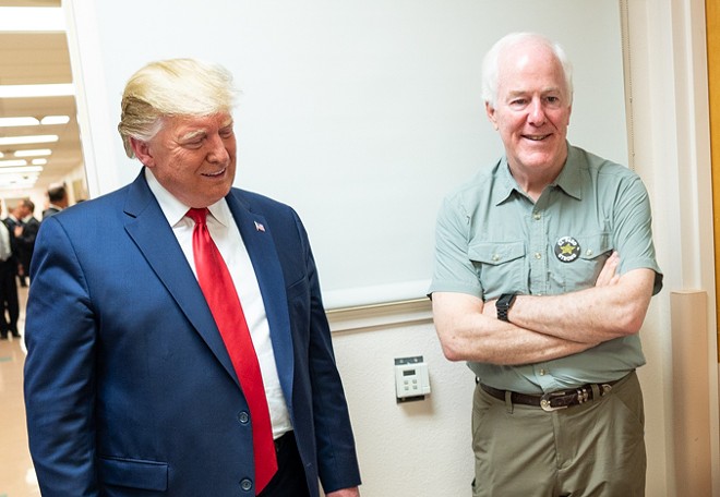 Sen. John Cornyn Cornyn played the loyal good ol’ boy, diligently staying in the good graces of Trump — or at least avoiding being the target of his wrath. - The White House