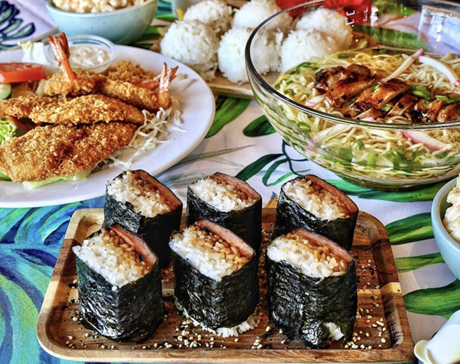 Spam musubi is among the L&L chain's most popular dishes. - S.A. Foodie for L&L Hawaiian Barbecue