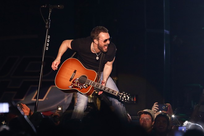 Singer Eric Church performs onstage at the Runaway Country Music Fest in Kissimmee, Florida. - Shutterstock / Debby Wong
