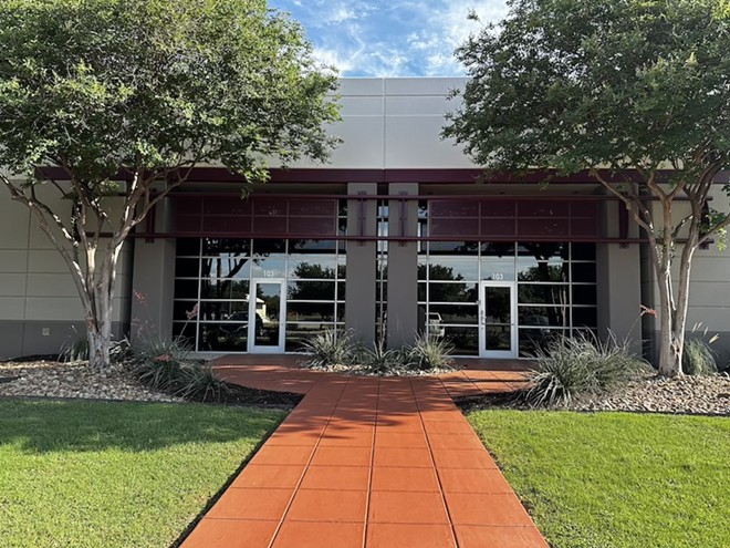 DeLorean signage at the company's corporate headquarters at Port San Antonio had been removed as of Monday, and it's offices appeared to be abandoned. - Michael Karlis