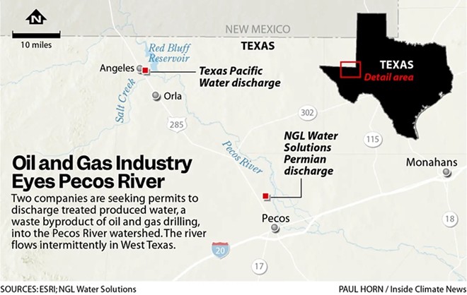 Companies aim to release more treated oilfield wastewater into rivers and streams