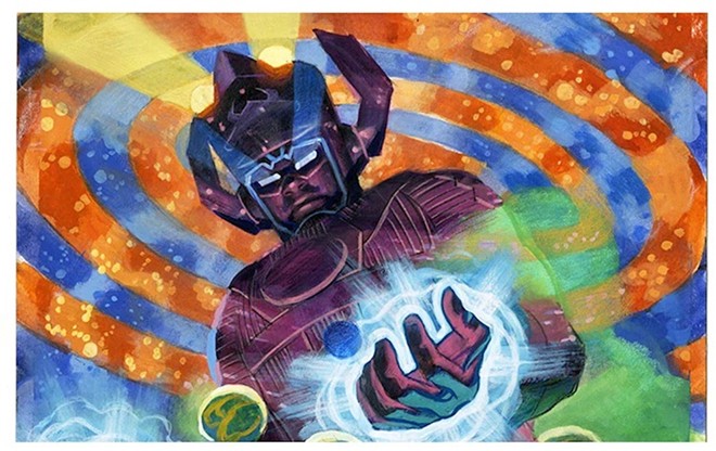 Rude has done work for Marvel Comics over the years, including this image of Galactus. - Courtesy Image / Steve Rude