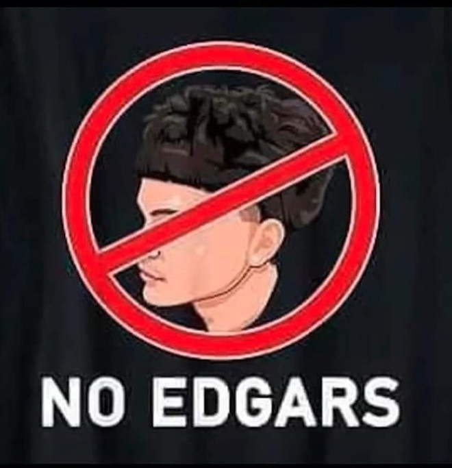 El Camino joking banned folks sporting "Edgar" haircuts last week. - Instagram / El Camino