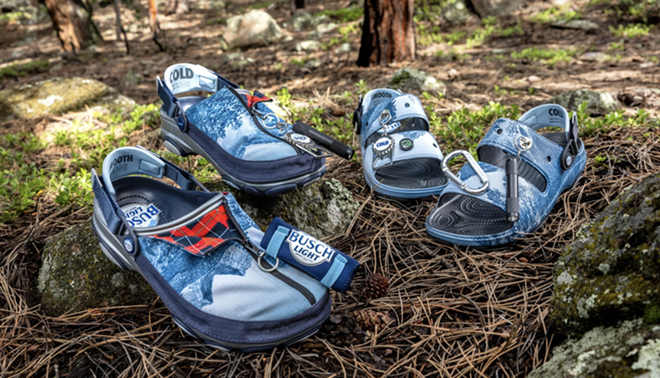 Crocs and Busch Light have launched a line of "all terrain" footwear. - Courtesy Photo / Busch Light