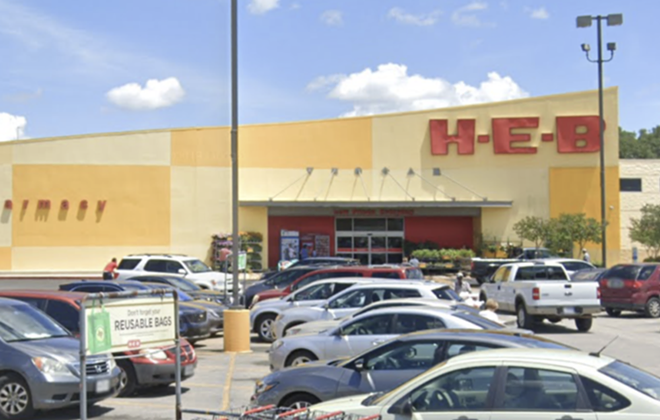 Construction on the H-E-B store at 6000 West Ave. is slated to begin in August. - Screen Capture / Google Maps