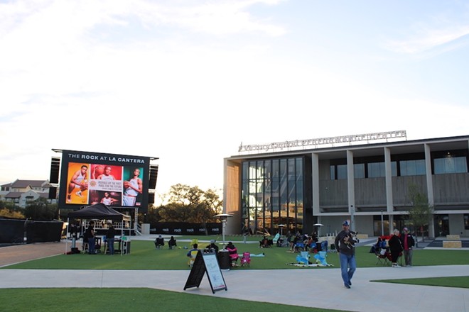 The Game at The Rock will take place at The Rock's Frost Plaza. - Courtesy Photo / Spurs Sports & Entertainment