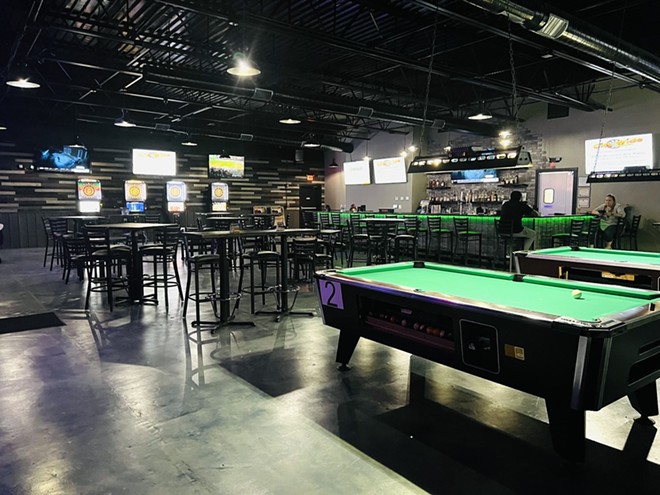The bar offers two pool tables and dartboards. - Nina Rangel