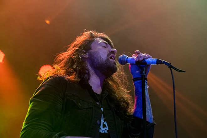 Taking Back Sunday performs a gig at the Warfield in San Francisco.