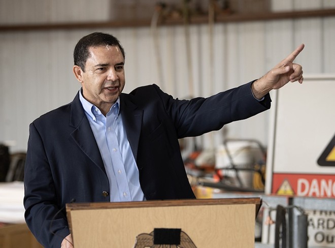 U.S. Rep. Henry Cuellar speaks during a 2022 appearance in South Texas' Zapata County. - U.S. Department of Agriculture