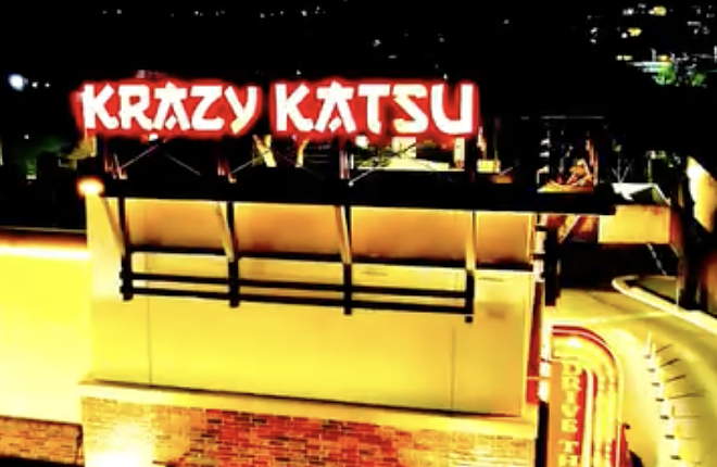 Krazy Katsu's 9390 Huebner Road store is closed until further notice. - Instagram / krazykatsusa