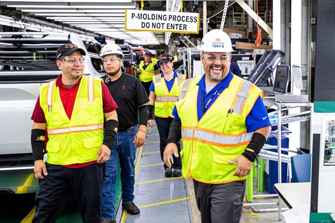 Toyota's San Antonio production plant currently employs some 3,700 people. - Courtesy Photo / Toyota