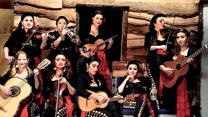 Ten member, all-female Las Coronelas Mariachi band -  FACEBOOK/MARIACHI LAS CORONELAS