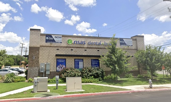 Risas Dental is located at 7895 Culebra Road. - Google Maps / Street View