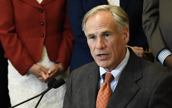 During his speech at the Republican National Convention, Texas Gov. Greg Abbott threatened to continue sending migrants to sanctuary cities. - Shutterstock / Carrington Tatum