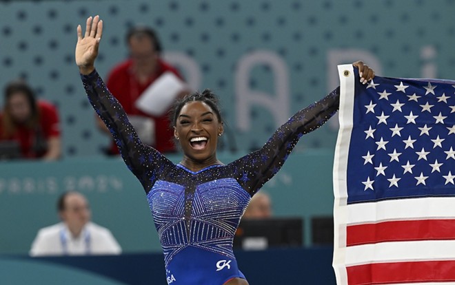 Although born in Ohio, Olympic gymnast Simone Biles has lived in Texas most of her life. - Shutterstock / A.RICARDO