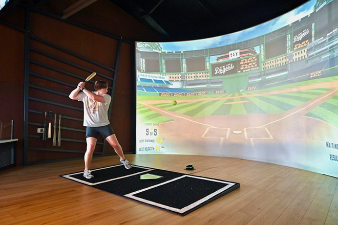 Home Run Dugout is the only venue that features indoor soft-toss baseball. - Courtesy Photo / Home Run Dugout