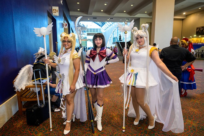 Folks dress in cosplay during SanJapan 2023 in San Antonio. - Jaime Monzon