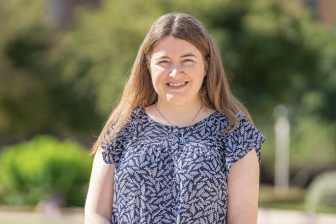 Davida Smyth is known for teaching with current real-world research cases and getting students involved in civic life. - Courtesy Photo / Texas A&M San Antonio