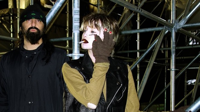 Experimental electronic/dark synth-pop duo Crystal Castles. - COURTESY
