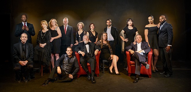 THE CAST OF THE CLASSIC THEATRE’S PRODUCTION OF YOU CAN'T TAKE IT WITH YOU PHOTOGRAPHED BY SIGGI RAGNAR