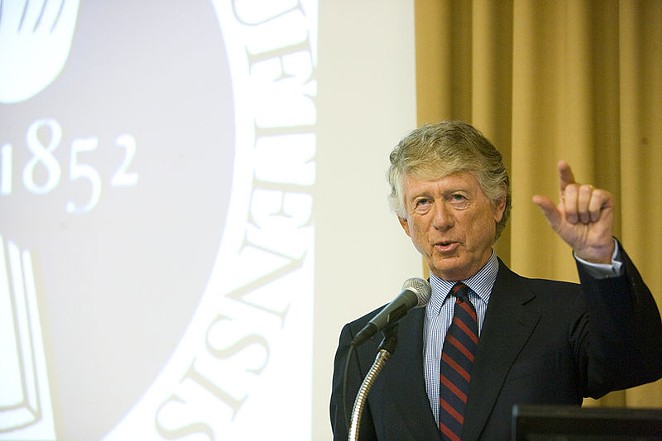 Ted Koppel speaking at the Edward R. Murrow Forum. - WIKIMEDIA COMMONS