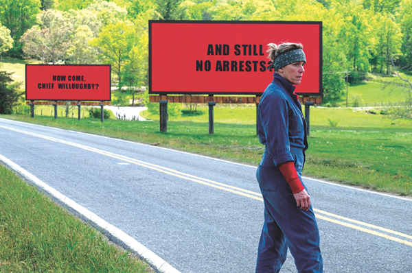 Frances McDormand Shines in the Dark Comedy Three Billboards Outside Ebbing, Missouri