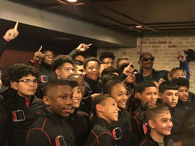 Snoop Dogg, Youth Football, and Barbecue: Just An Average Wednesday in San Antonio